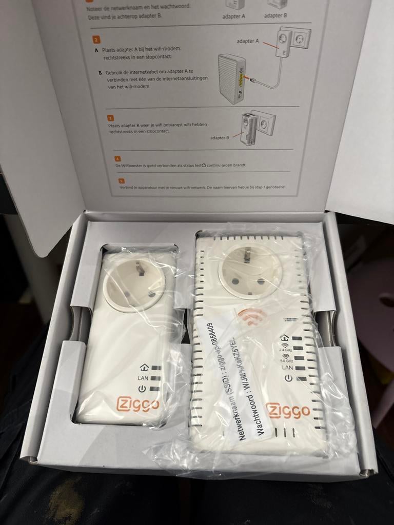 Ziggo Wifi Booster - Snel en stabiel wifi overal in huis, Ophalen of Verzenden, Zo goed als nieuw