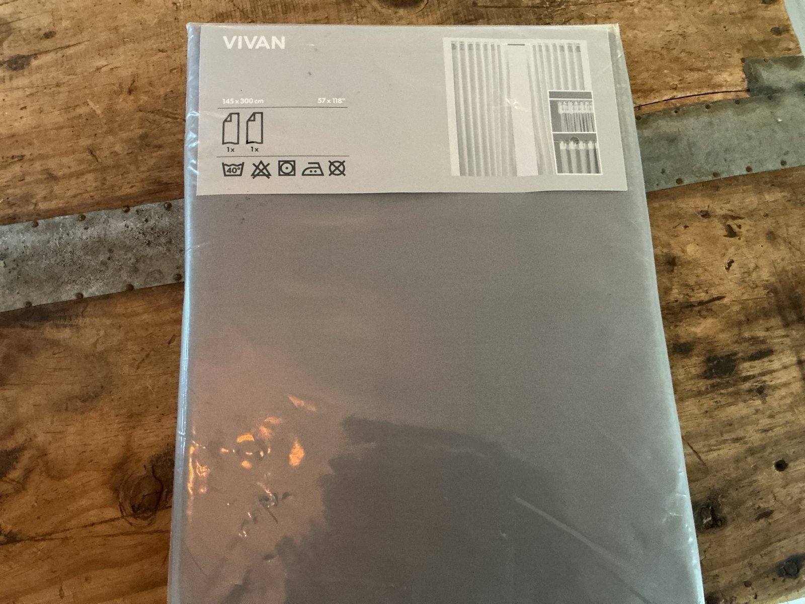 IKEA VIVAN Gordijnen 145x300 cm - Nieuw in verpakking, 100 tot 150 cm, 200 cm of meer, Nieuw, Ophalen of Verzenden