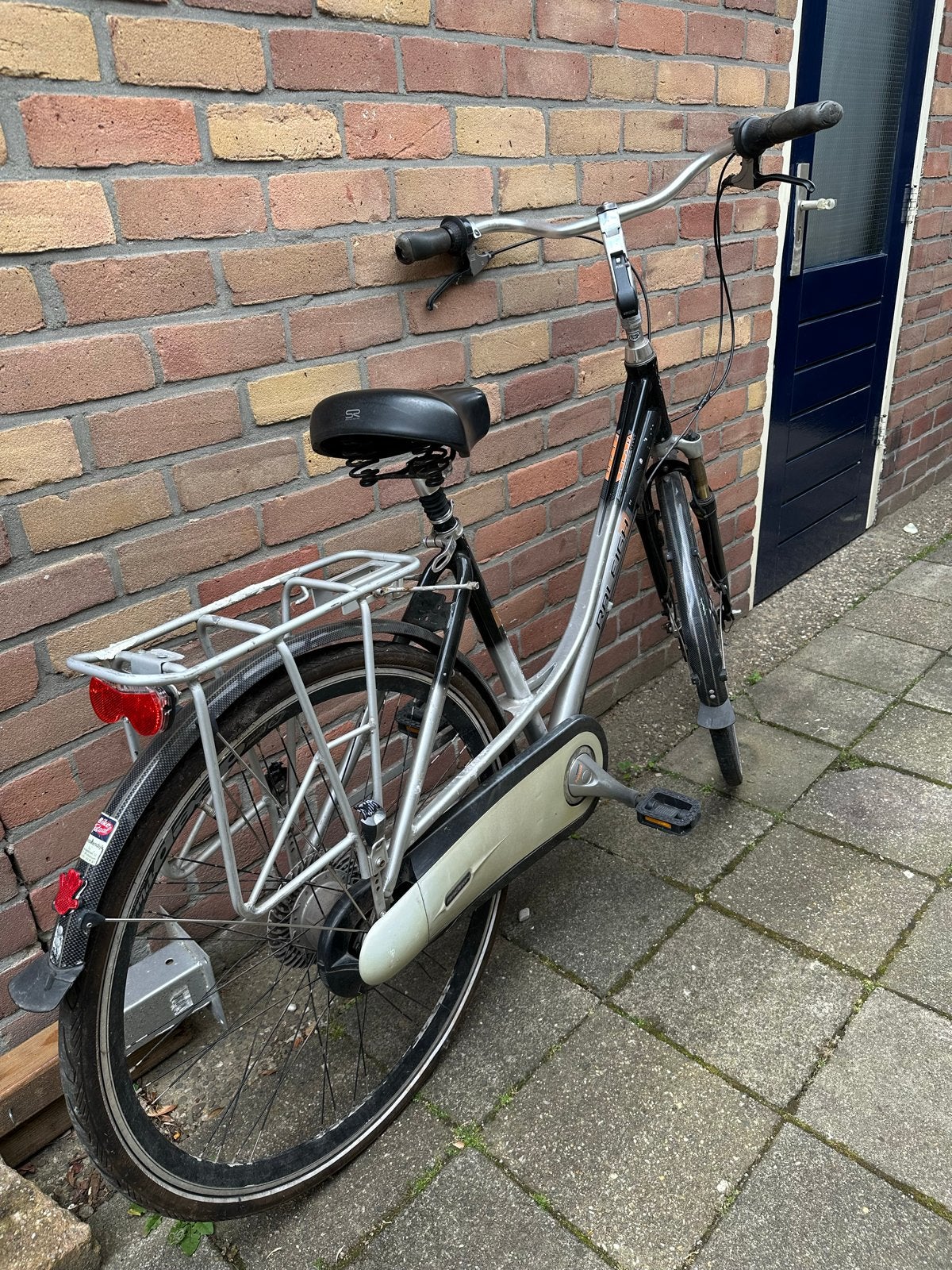 Raleigh damesfiets 49cm, Fietsen en Brommers, Fietsen | Dames | Damesfietsen, Overige merken, Gebruikt, 47 tot 50 cm, Versnellingen