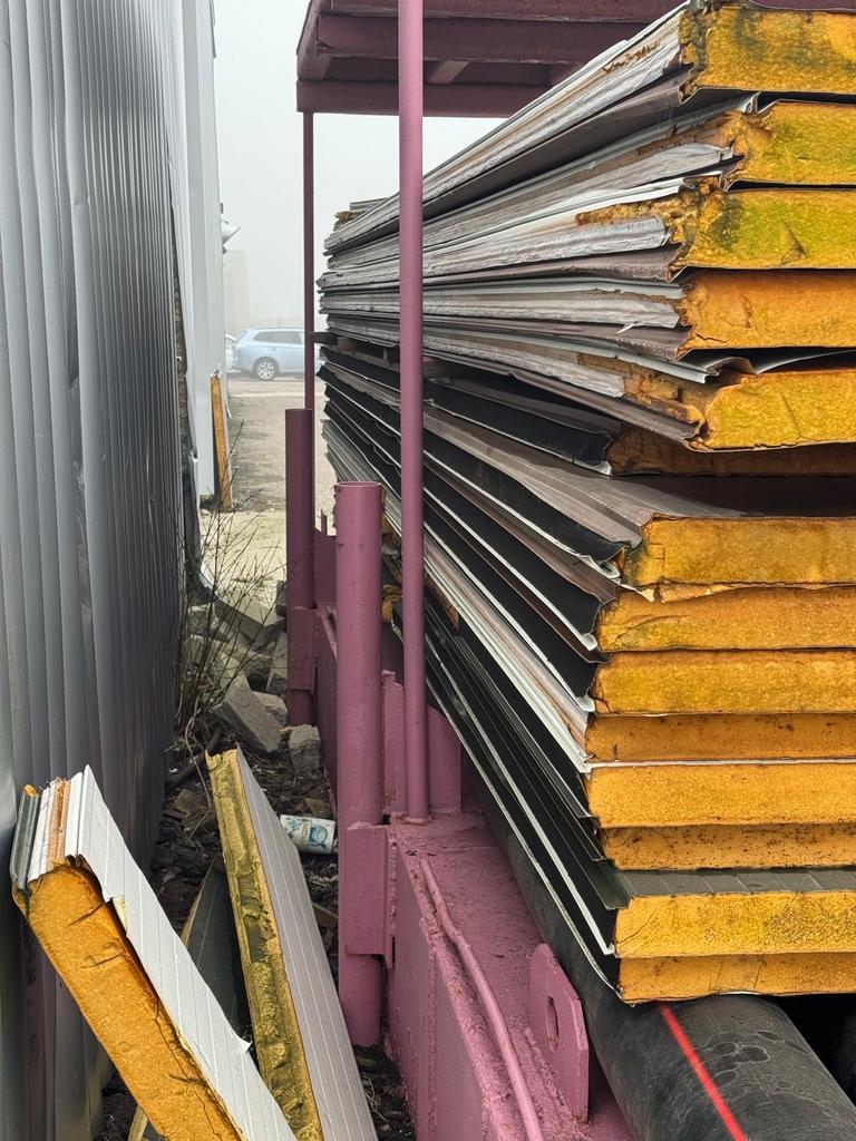 Sandwichpanelen 8 cm dik, RC 4.5 - Diverse afmetingen, Ophalen of Verzenden, Gebruikt, Overige materialen, 50 tot 100 mm