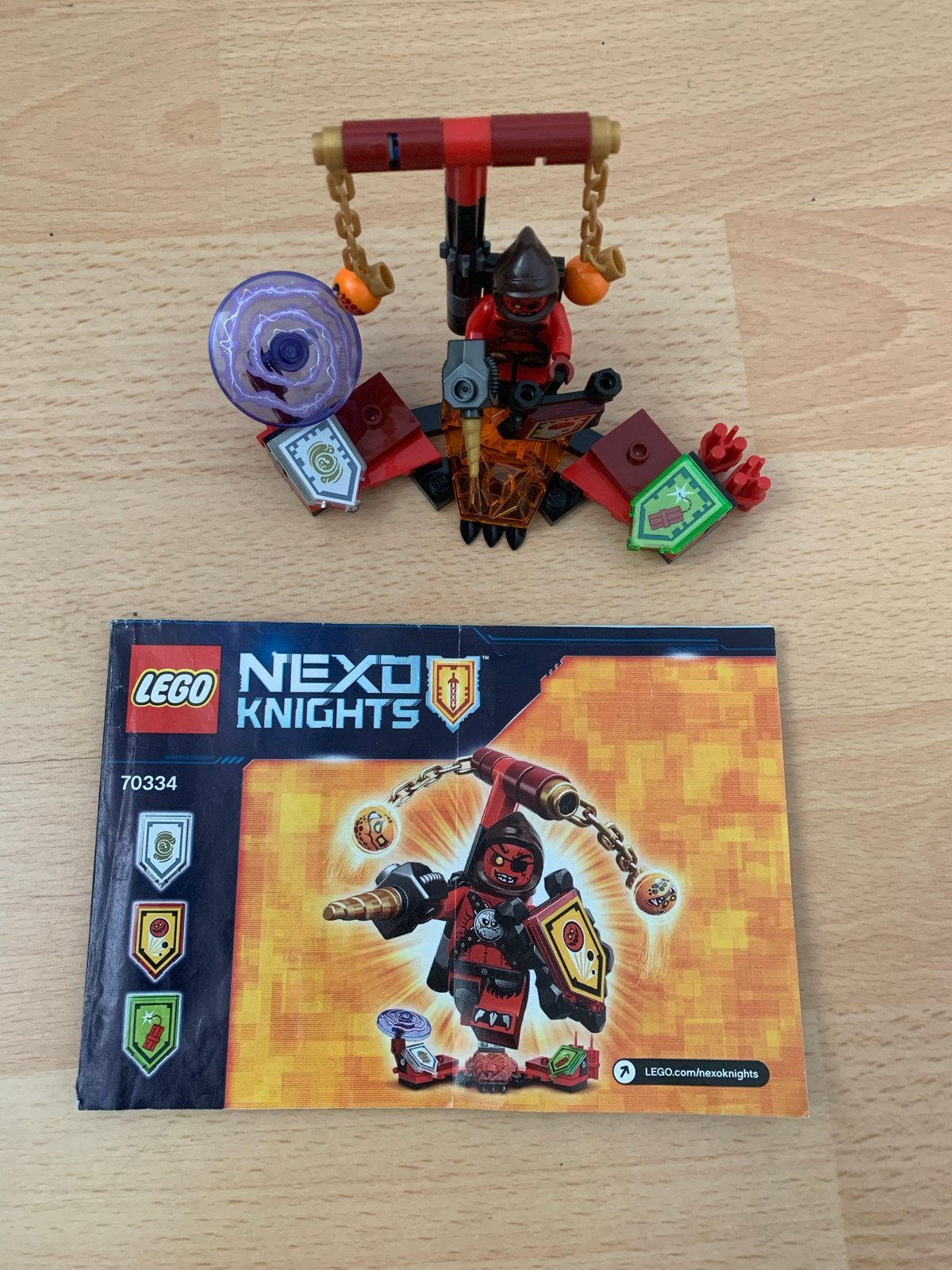Lego Nexo Knights 70334: Ultimate Beast Master, Lego, Ophalen of Verzenden, Zo goed als nieuw, Compleet