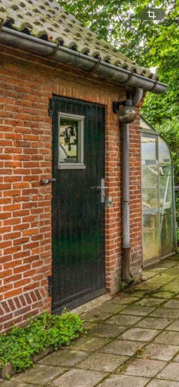Prachtige buitendeur schuur (zware kwaliteit, niet rot), Ophalen, Zo goed als nieuw, Buitendeur, 200 tot 215 cm