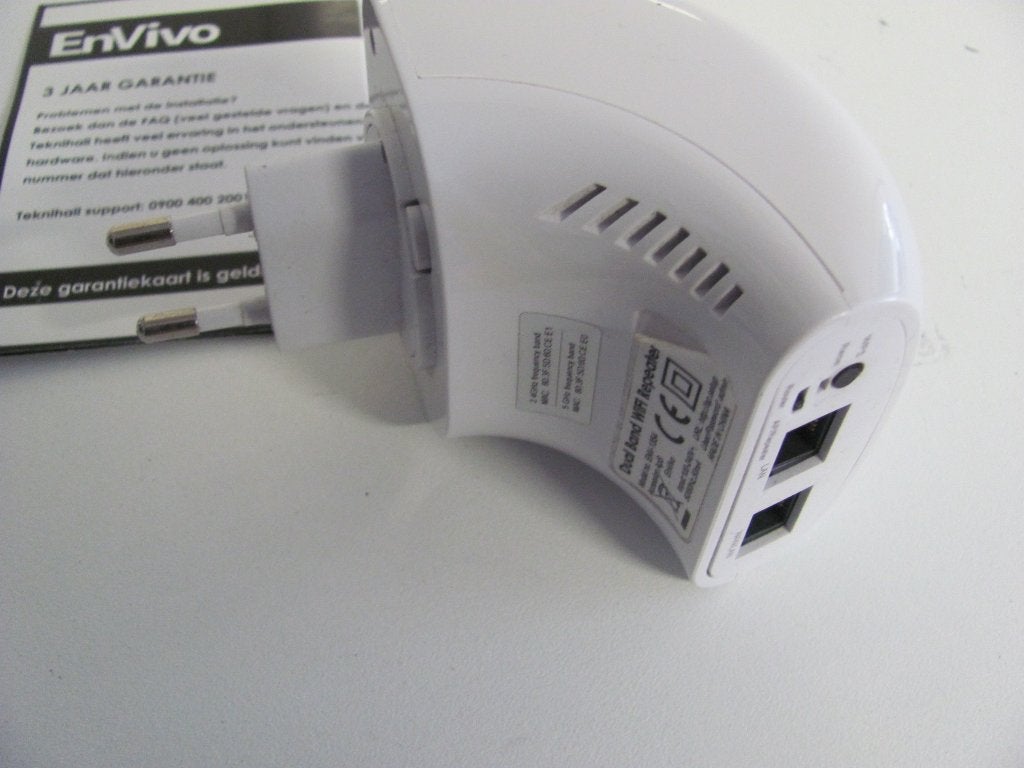 ENVIVO dual band wi-fi repeater type env-1354, Ophalen of Verzenden, Zo goed als nieuw, Envivo