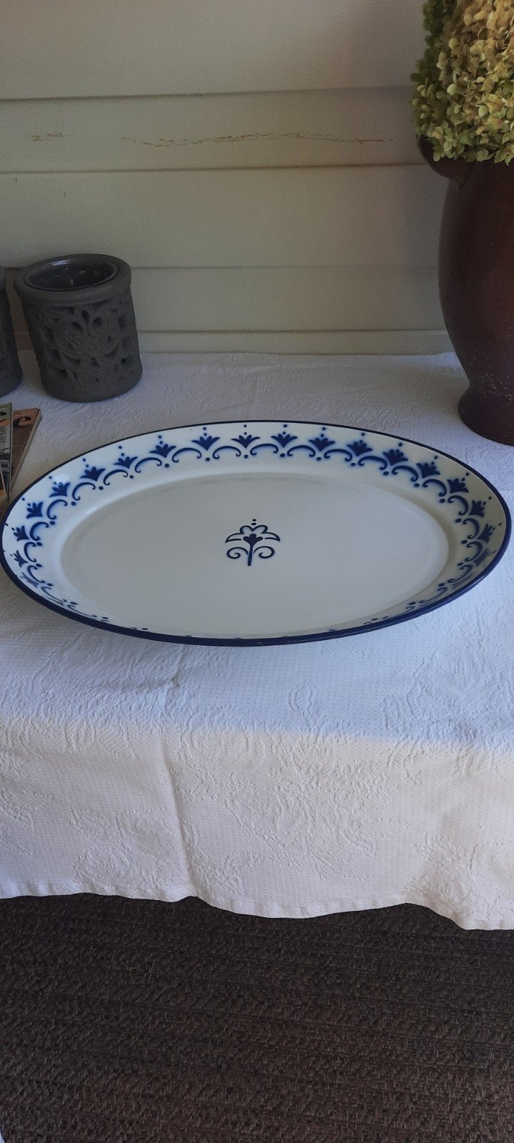 groot dienblad ., Ophalen