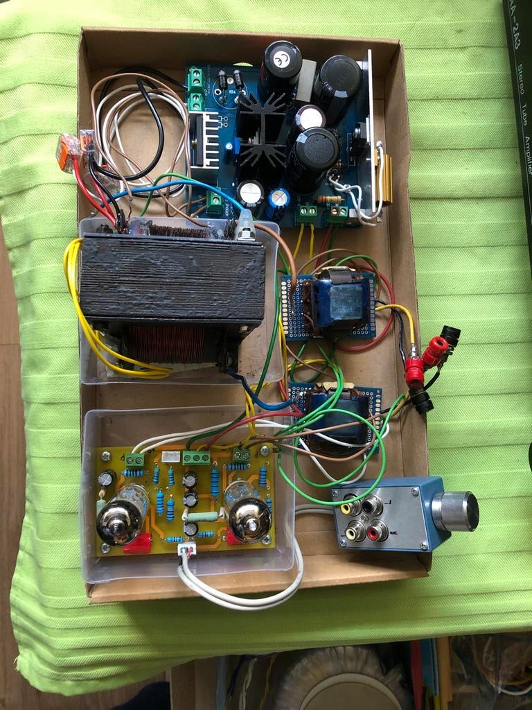 DIY Buisversterker - Stereo Tube Amplifier, Ophalen of Verzenden, Versterker