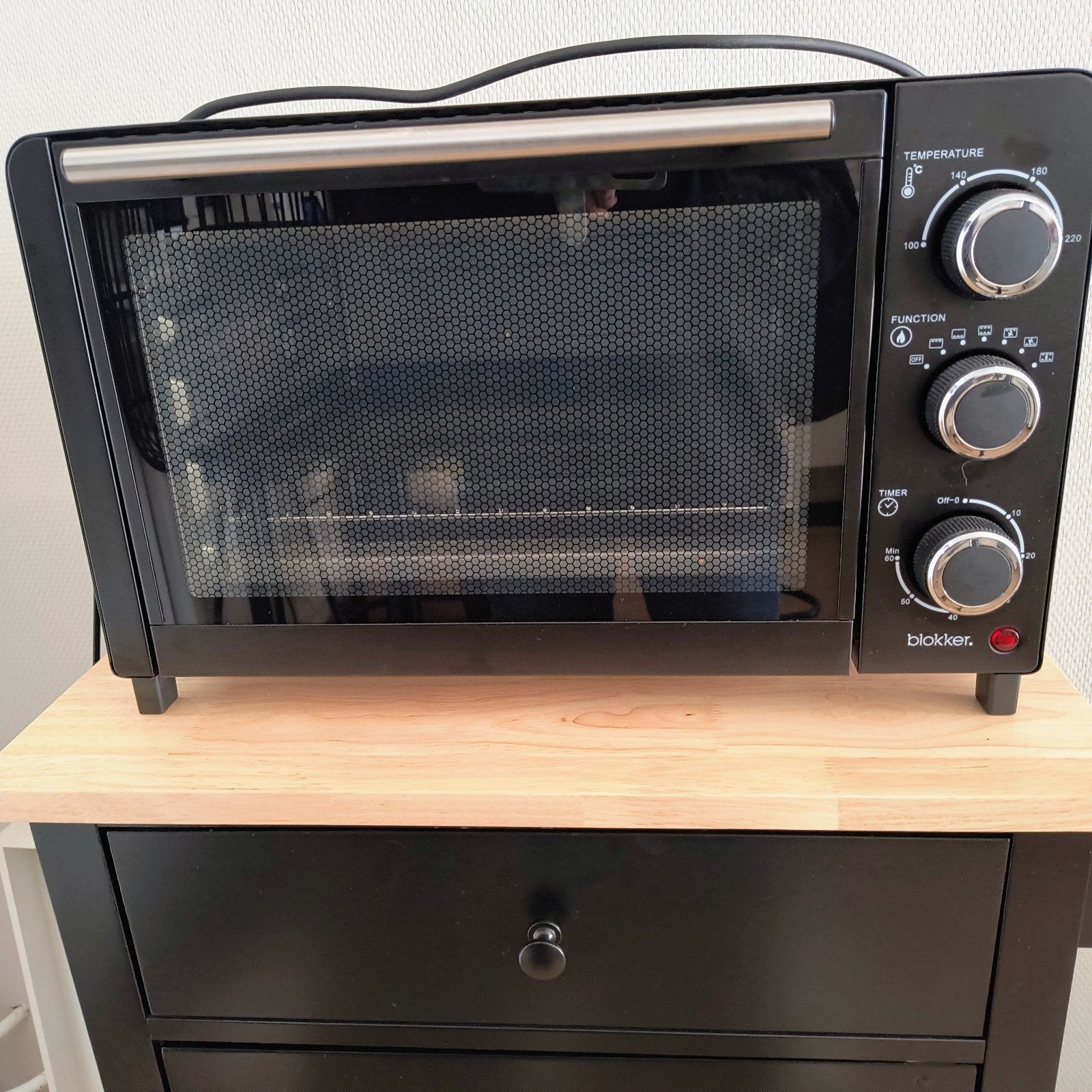 Te koop voor 25 euro : Blokker Mini-oven - Compact en Functi, Minder dan 45 cm, Minder dan 45 cm, Ophalen of Verzenden, Vrijstaand
