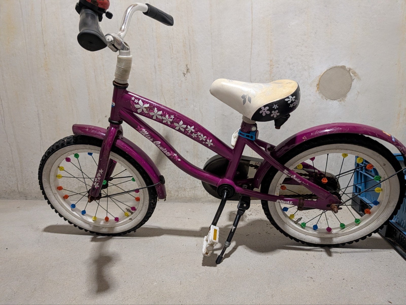 Leuke kinderfiets 16 inch meisjes fietsje, Terugtraprem, Ophalen of Verzenden, Popal, 16 tot 20 inch