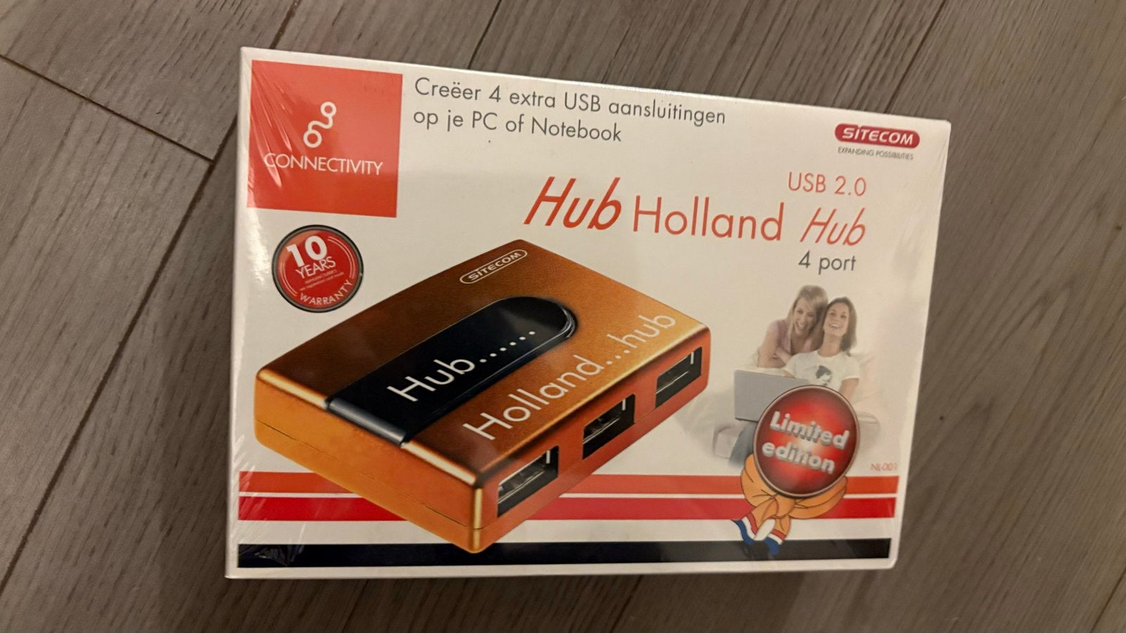 Sitecom Hub Holland USB 2.0 4-poorts Limited Edition, Ophalen of Verzenden, Nieuw