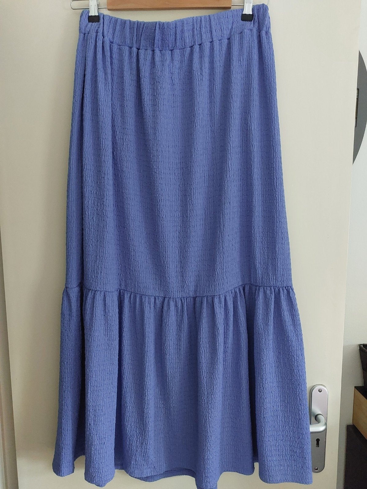 JDY Lange Rok XL - Blauw, Kleding | Dames, Rokken, Blauw, Maat 46/48 (XL) of groter, Ophalen of Verzenden, Zo goed als nieuw