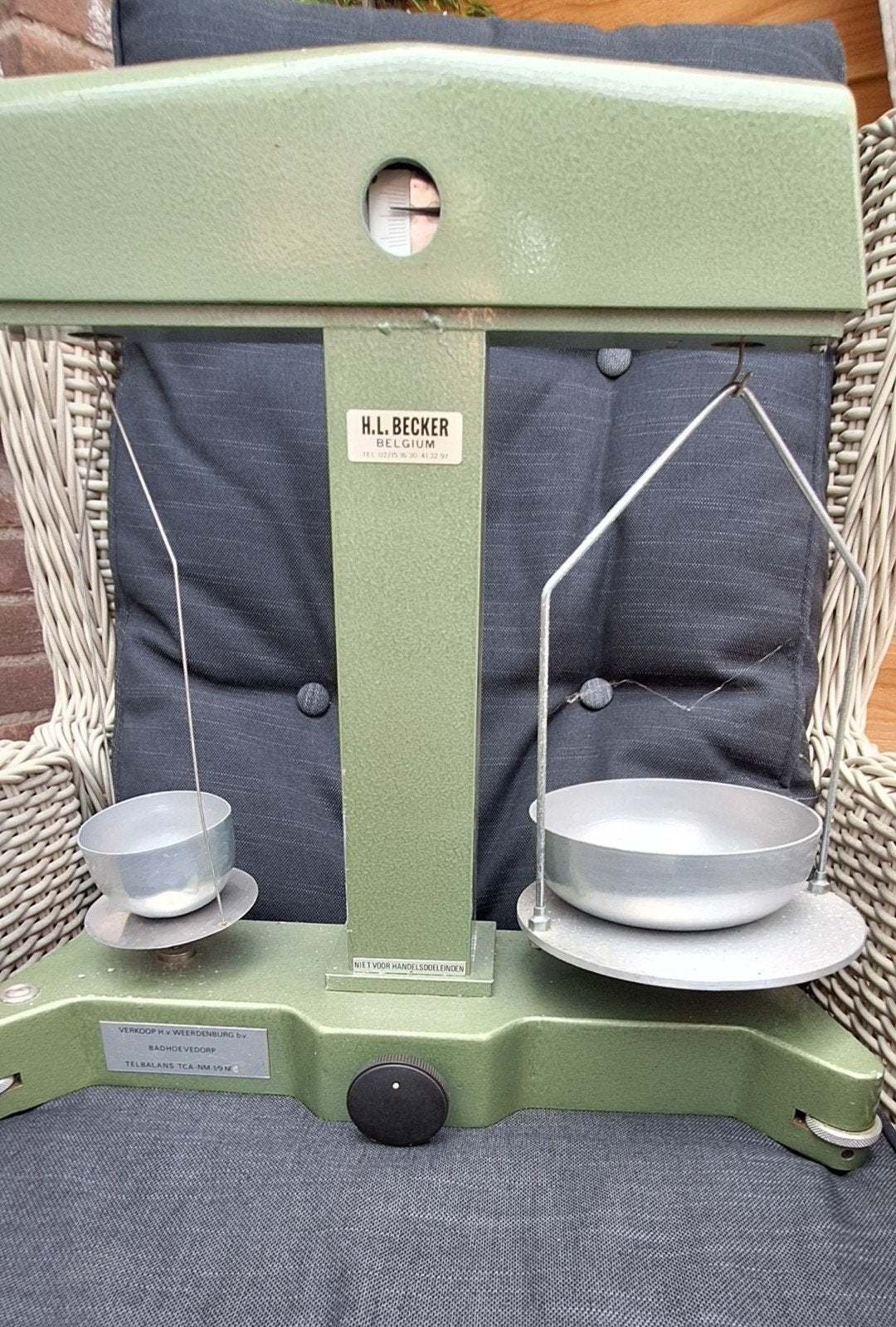 Vintage weegschaal, Antiek en Kunst, Curiosa en Brocante, Ophalen