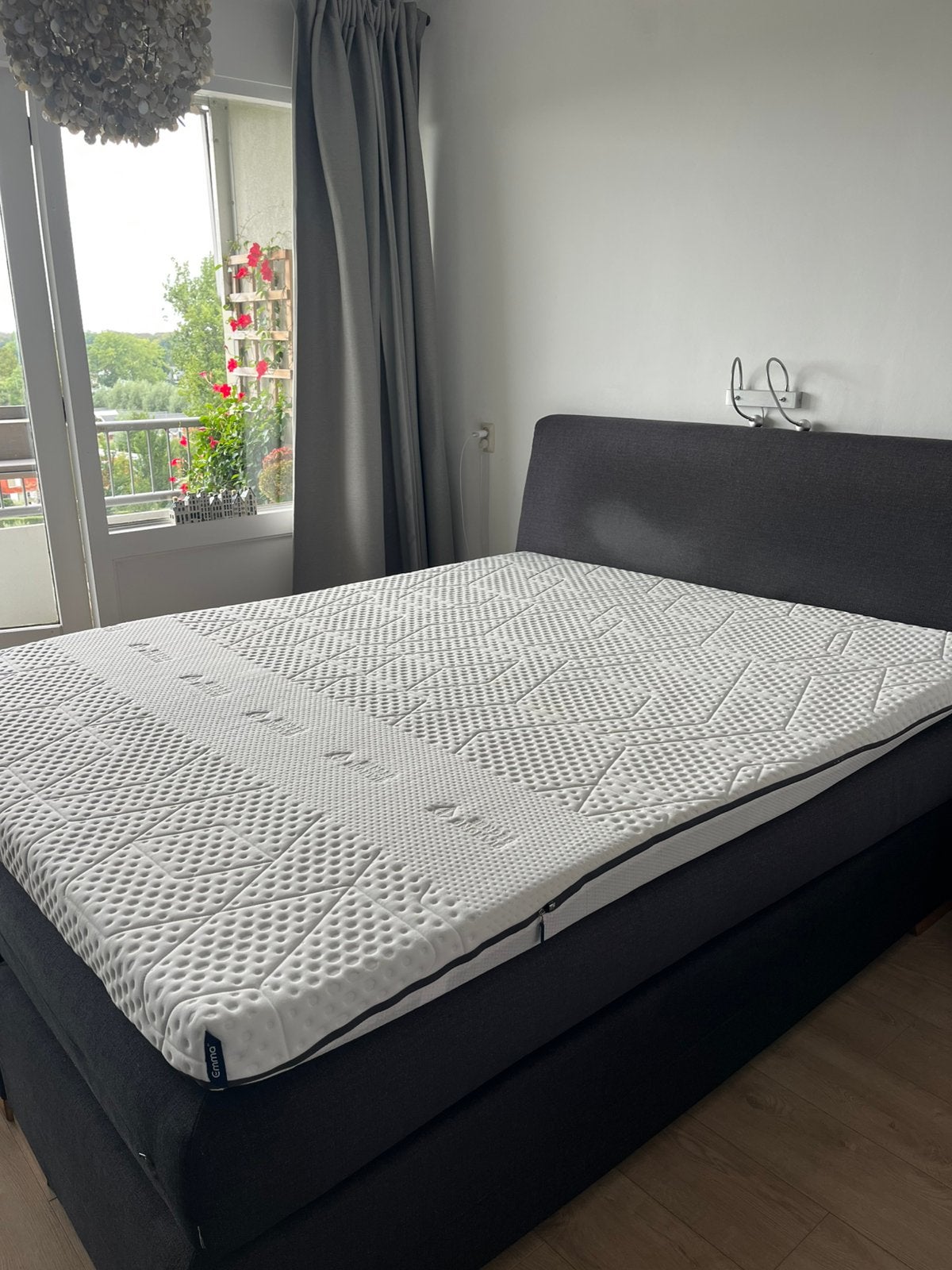 Swiss Sense 2 persoons boxspring, Ophalen, Zo goed als nieuw, Tweepersoons, 160 cm