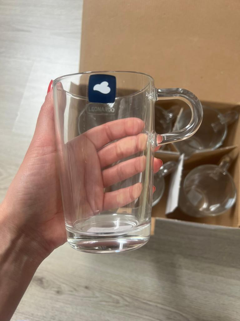 Latte macchiato glazen Leonardo - Nieuw, Huis en Inrichting, Nieuw, Ophalen of Verzenden, Overige merken, Glas