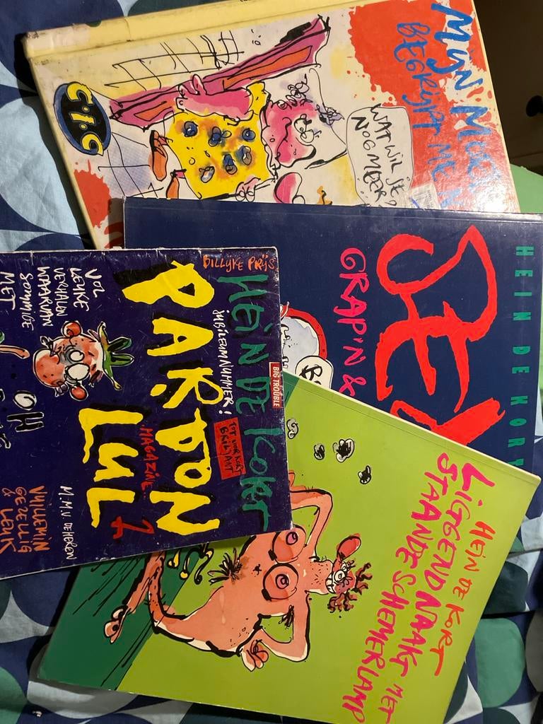 Hein de Kort stripboeken - 4 stuks, Meerdere stripboeken, Ophalen of Verzenden, Gelezen