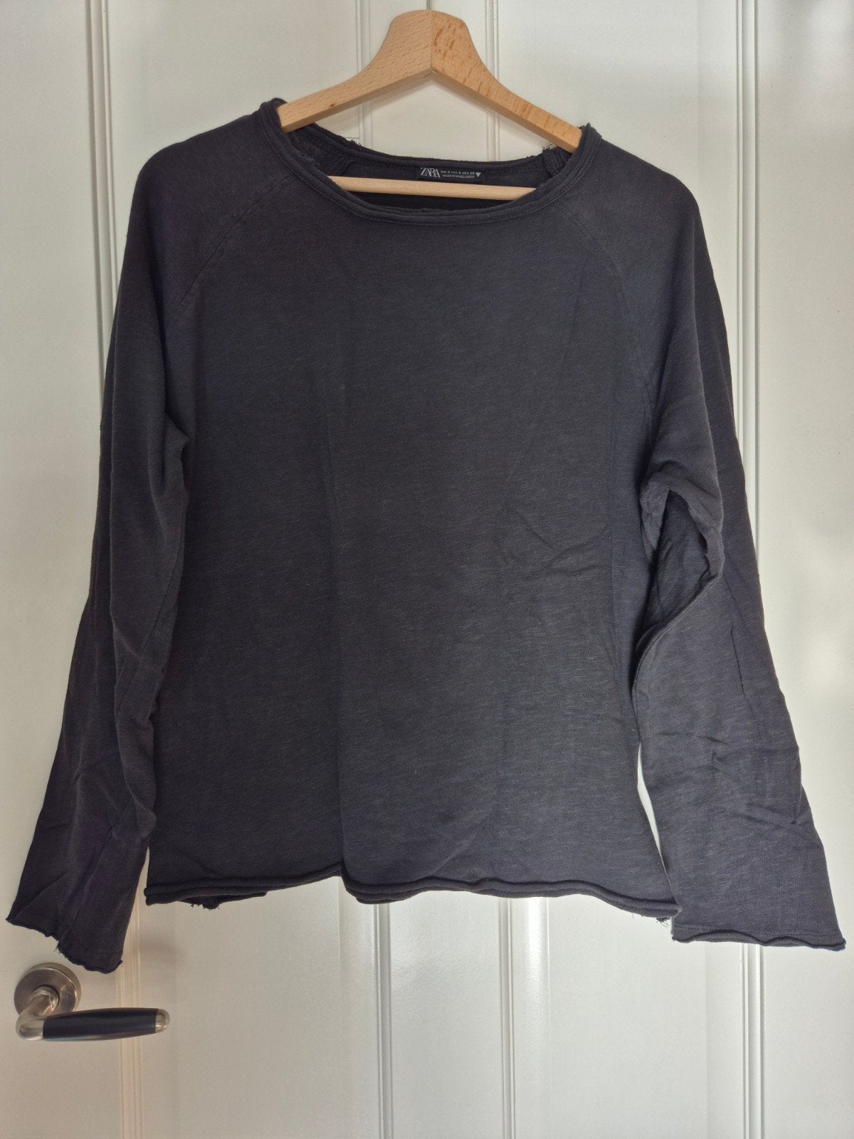 Zwarte Zara longsleeve sweater maat S, Verzenden, Zo goed als nieuw, Maat 36 (S), Zara