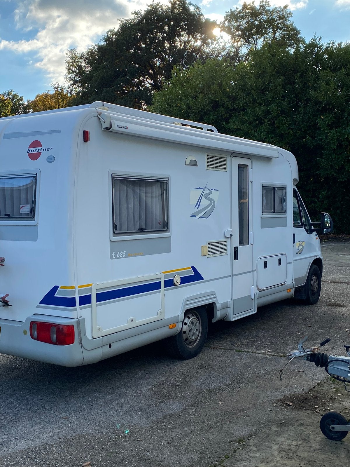 Fiat Bürstner camper 2002, Caravans en Kamperen, Afzuigkap, Ringverwarming, Fiat, Particulier