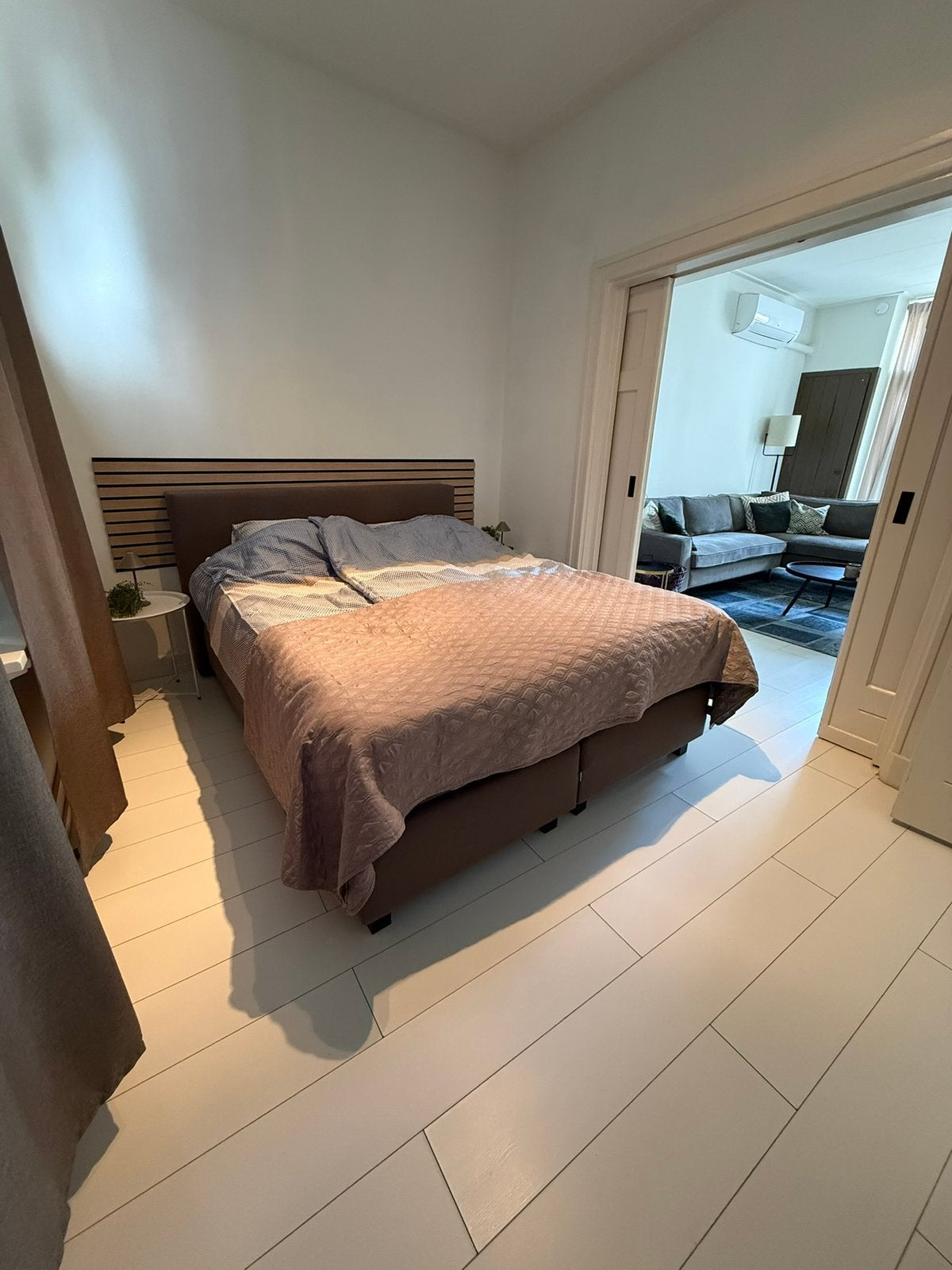 Witte laminaat vloer ikea, Ophalen, Gebruikt, 50 tot 150 cm, 10 m² of meer