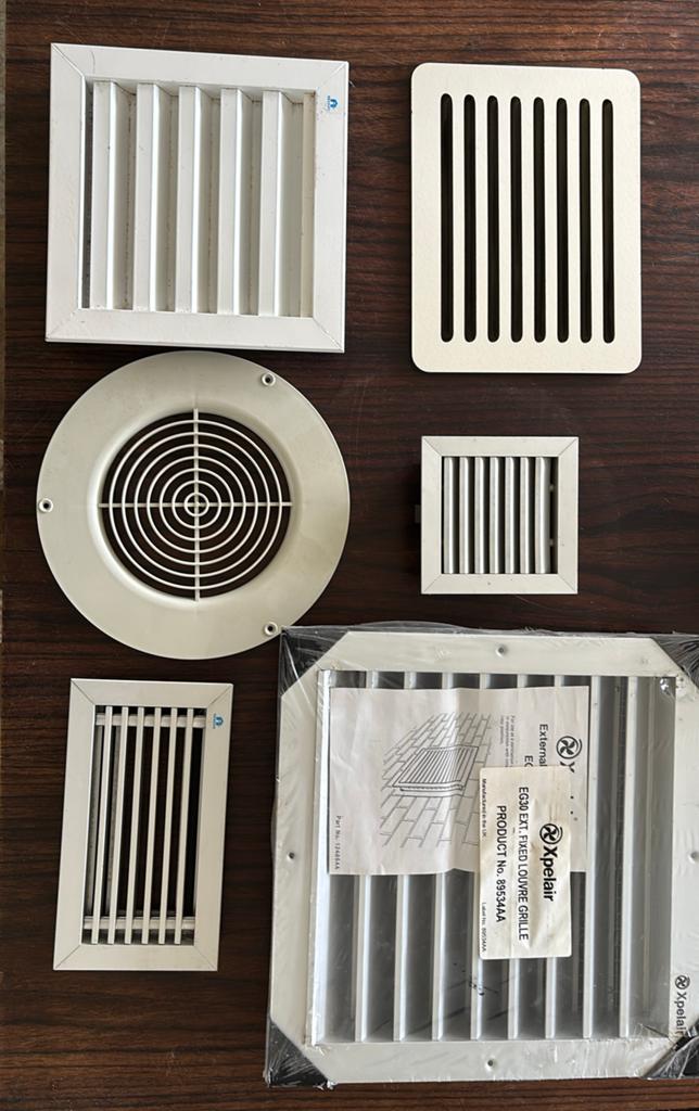 Ventilatierooster diverse modellen, Ophalen, Zo goed als nieuw, Ventilator