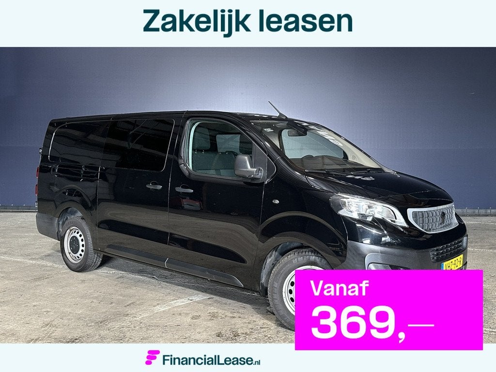 Peugeot Expert 2.0 BlueHDI 123pk Automaat L3H1 Dubbele Cabin, Stof, Gebruikt, 4 cilinders, Origineel Nederlands