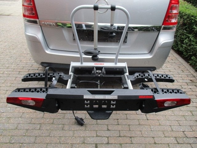 fietsendrager voor 2 elektrische fietsen Yakima Foldclick, Auto diversen, Fietsendragers, Ophalen, Elektrische fiets, Zo goed als nieuw
