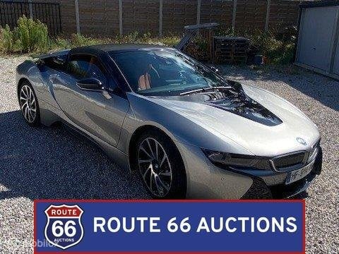 BMW i8 Roadster | 2020 | Route 66 Auctions, Auto's, Gebruikt, Overige carrosserieën, Zwart, Bedrijf