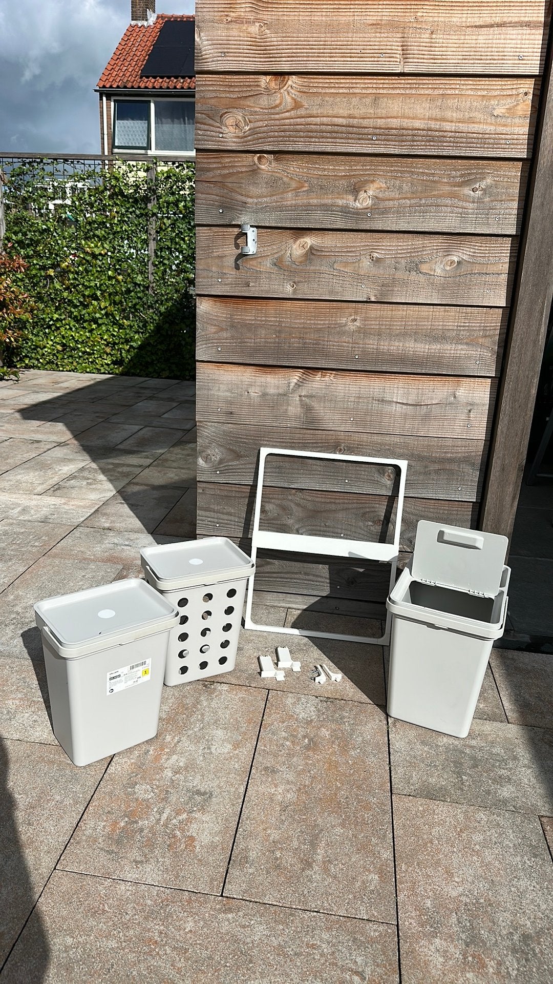 Ikea Hallbar complete set inbouw vuilnisbakjes, Huis en Inrichting, Ophalen, Zo goed als nieuw, Kunststof