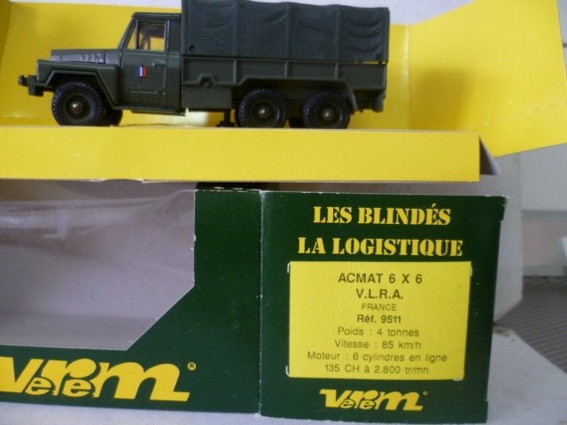 Verem 9511 Acmat 6x6 VLRA vrachtauto militair 1:50 modelauto, Ophalen of Verzenden, Landmacht, Amerika, Miniatuur of Beeldje
