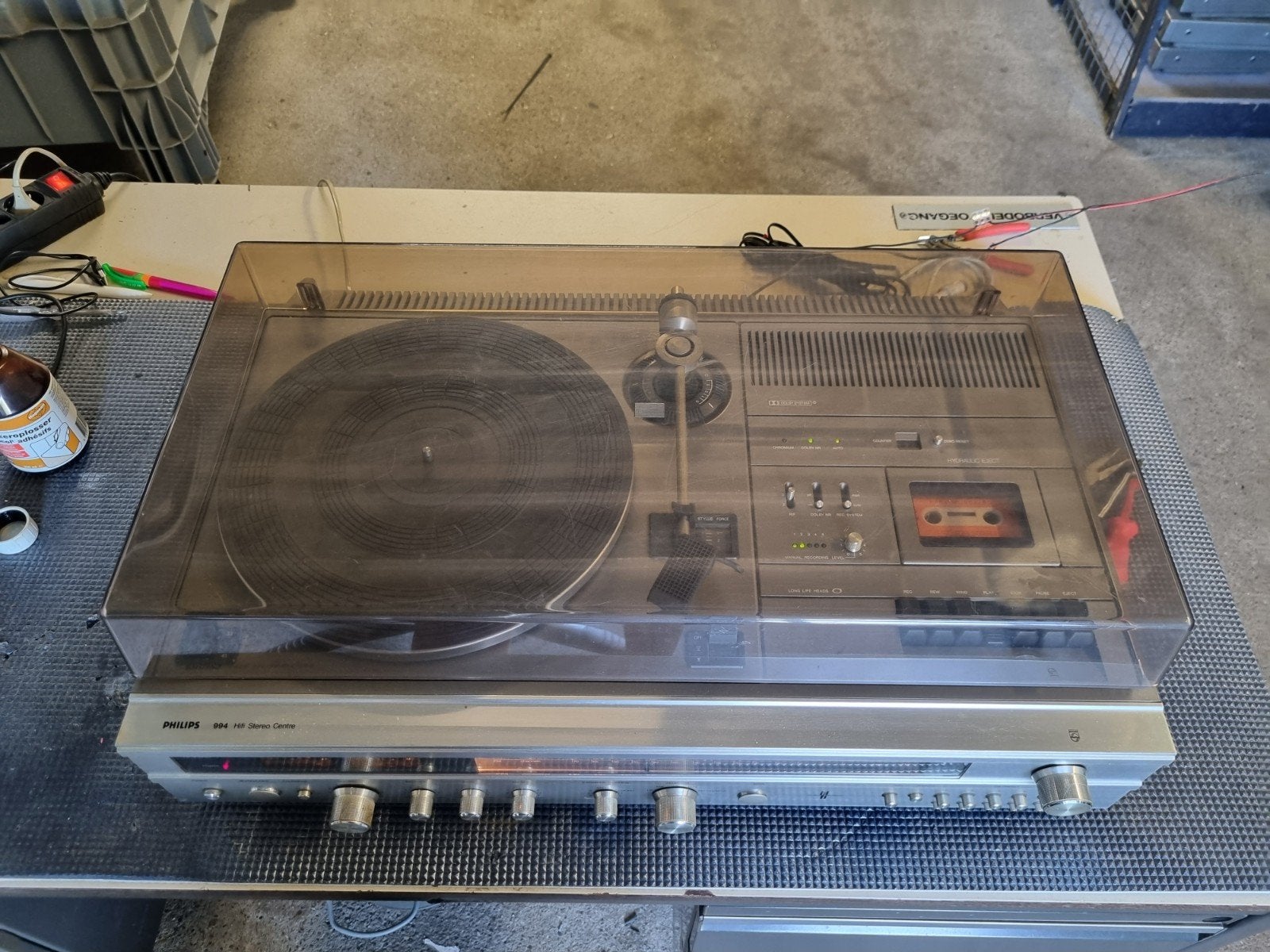 Philips 22AH994/00 Stereo Muziekcentrum met Platenspeler, Ophalen, Gebruikt, Losse componenten, Philips