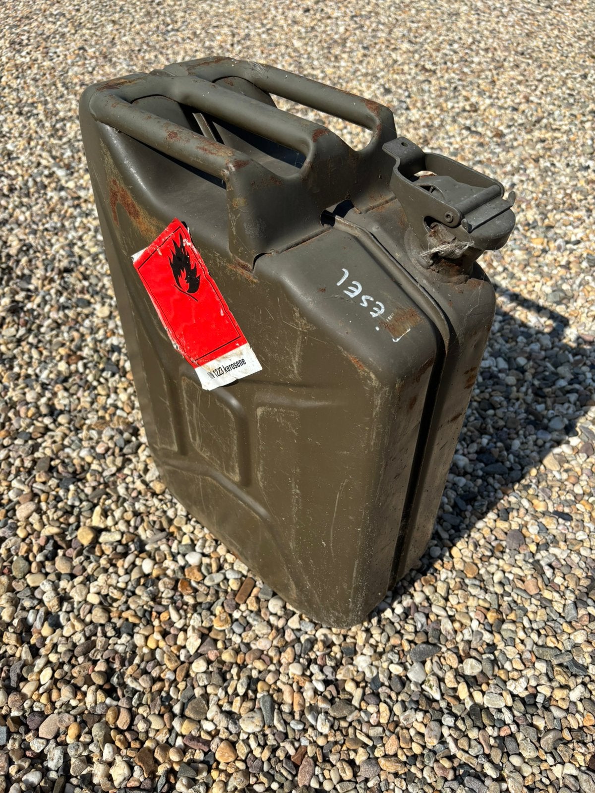 STALEN LEGER JERRY CAN JERRYCAN JEEP 20 liter, ., Overige typen, Ophalen of Verzenden, .