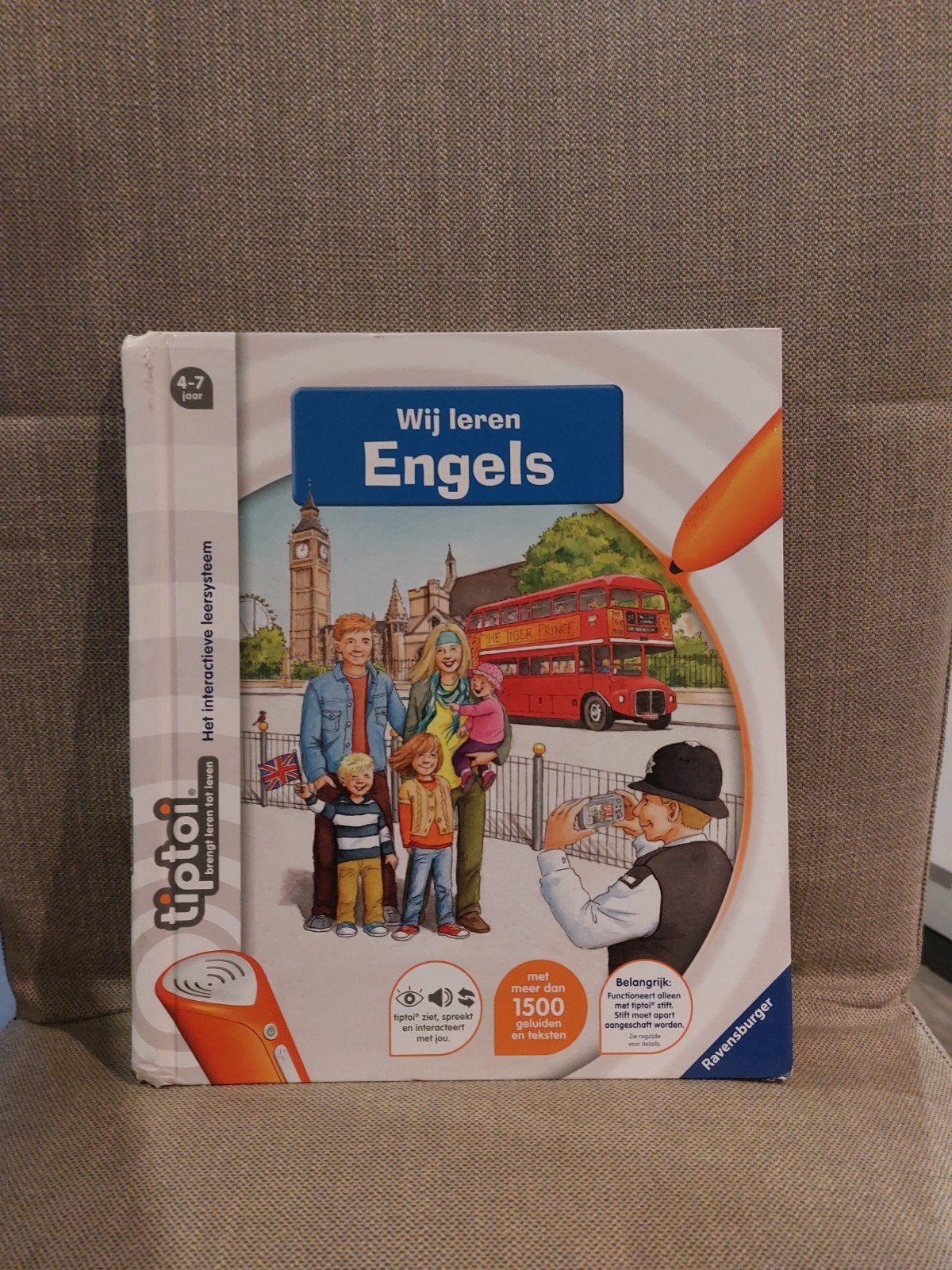 Tiptoi boek - Wij leren Engels, Ophalen of Verzenden, Gebruikt, Taal en Lezen, Met geluid