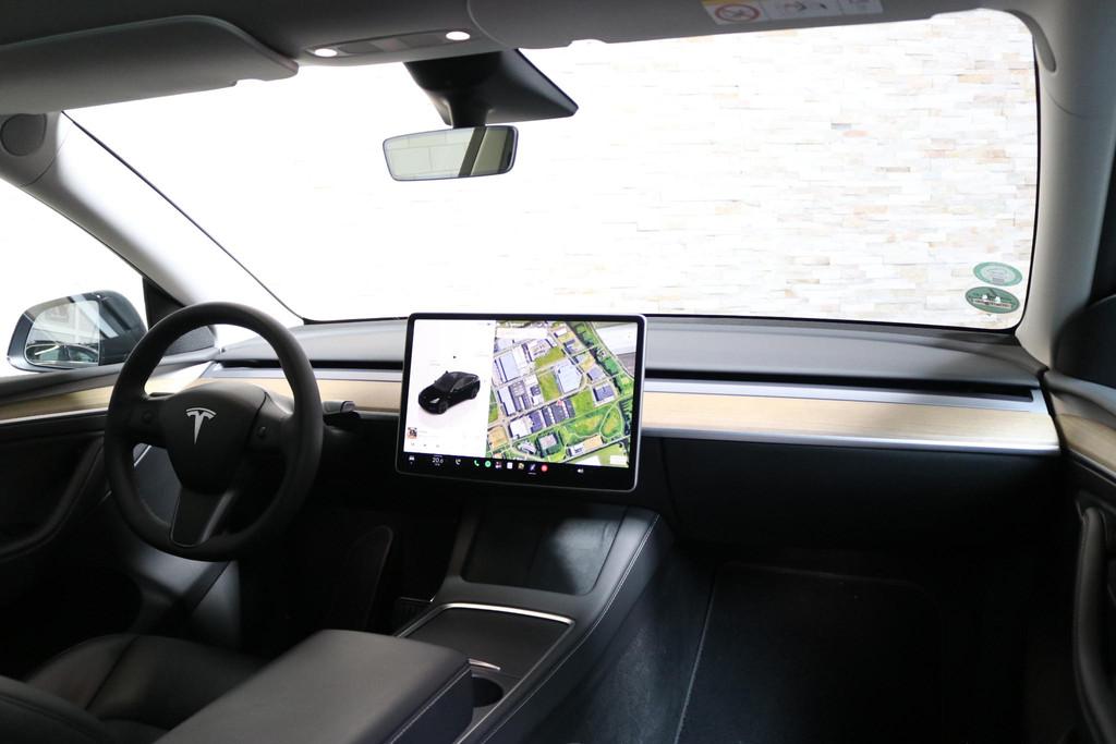 Tesla Model Y RWD 58 kWh | TREKHAAK | 20" LM VELGEN | ZWARTE, Automaat, Gebruikt, 375 min, Zwart