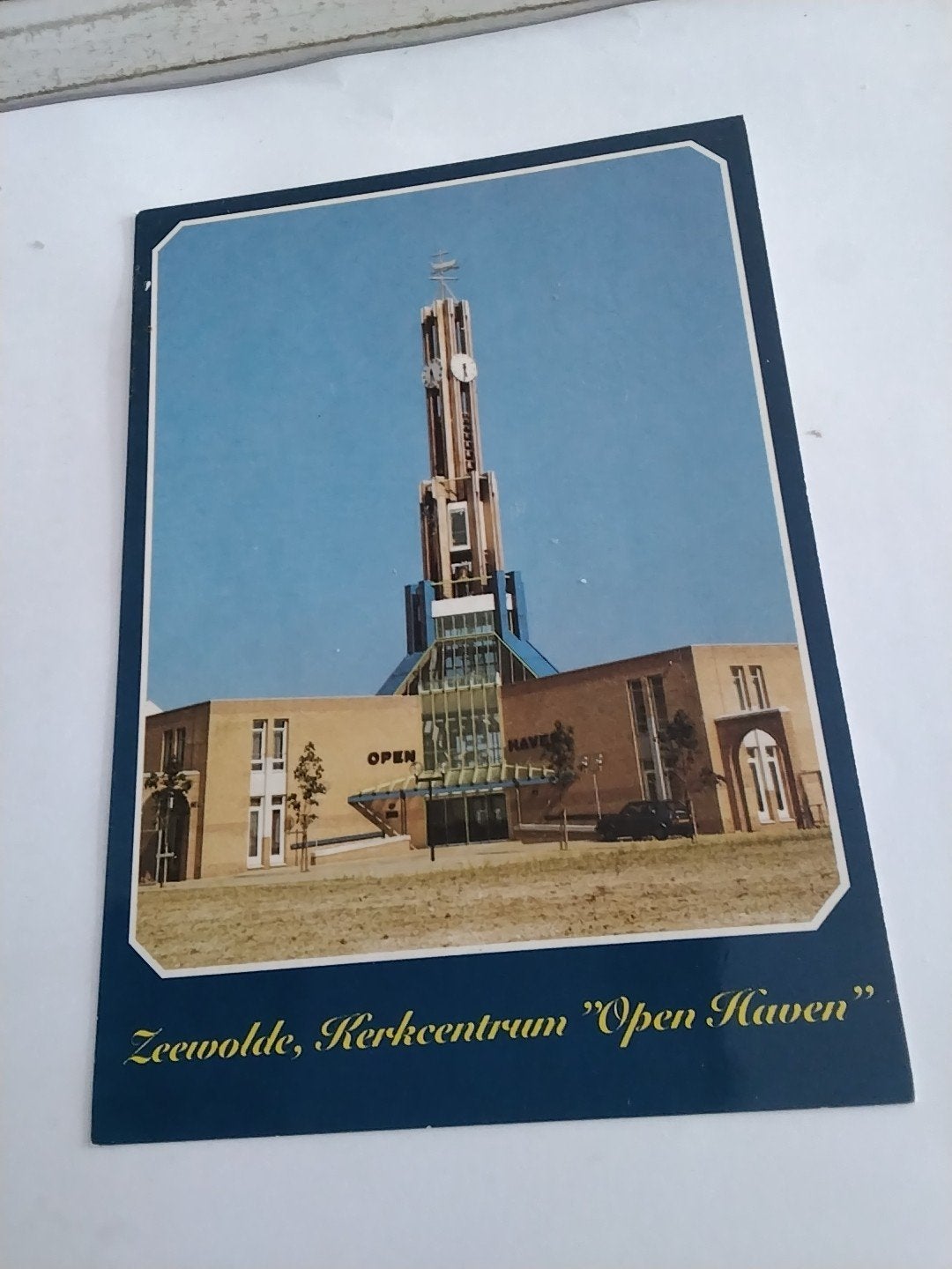 Ansichtkaart Zeewolde Kerkcentrum 'Open Haven', Verzamelen, Ophalen of Verzenden, 1980 tot heden, Gelopen, Flevoland