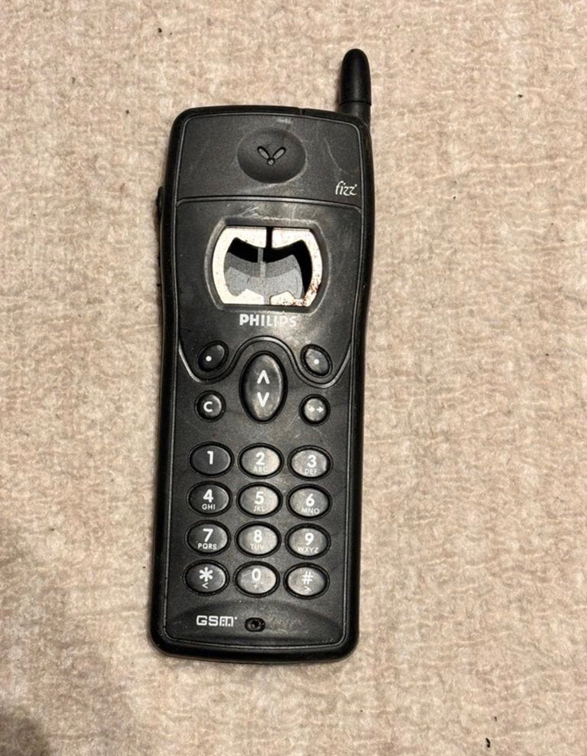 Philips Fizz GSM Telefoon met Flesopener - Amstel Reclame, Verzamelen, Ophalen of Verzenden, Gebruikt, Flesopener, Amstel