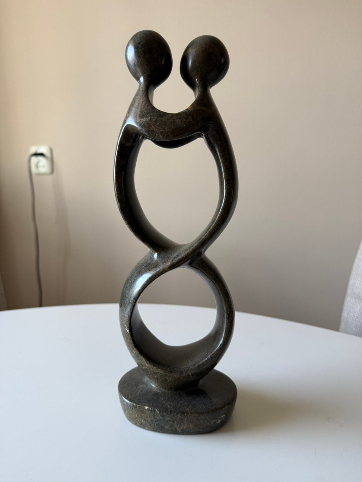 Natuur stenen beeldje, geliefden, art of Africa, Antiek en Kunst, Ophalen