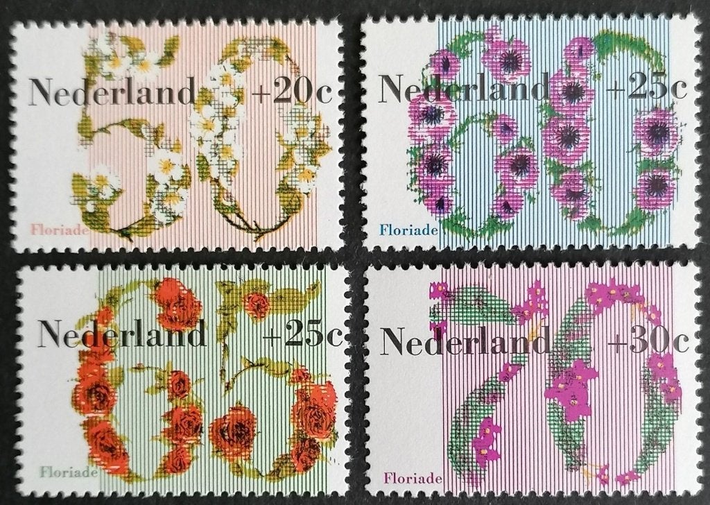 Nederland 1982 - nvph1262-1265 - Zomerzegels, Floriade, Verzenden, Na 1940, Postfris