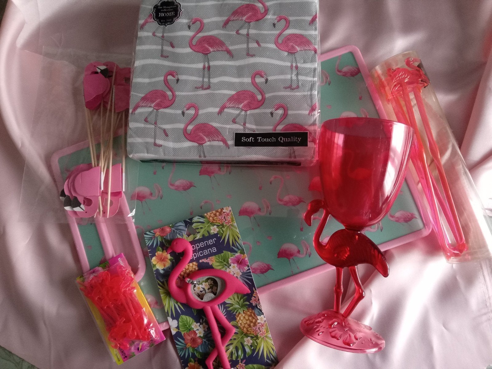 Flamingo Party Set ( nieuw ), Overige typen, Kunststof, Nieuw, Ophalen of Verzenden