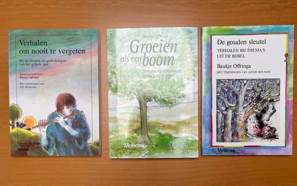 3x Baukje Offringa Verhalen/bijbelse verhalen, Ophalen of Verzenden, Zo goed als nieuw, Christendom | Protestants