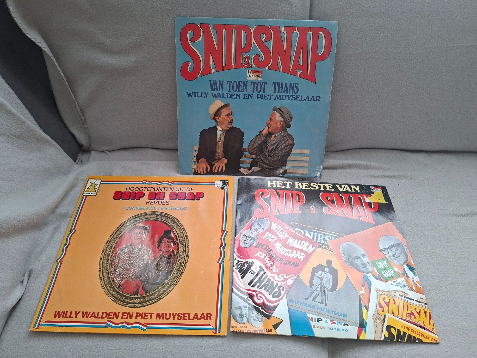 3 Vinylplaten Snip en Snap, LP, Gebruikt, Overige genres, Ophalen of Verzenden