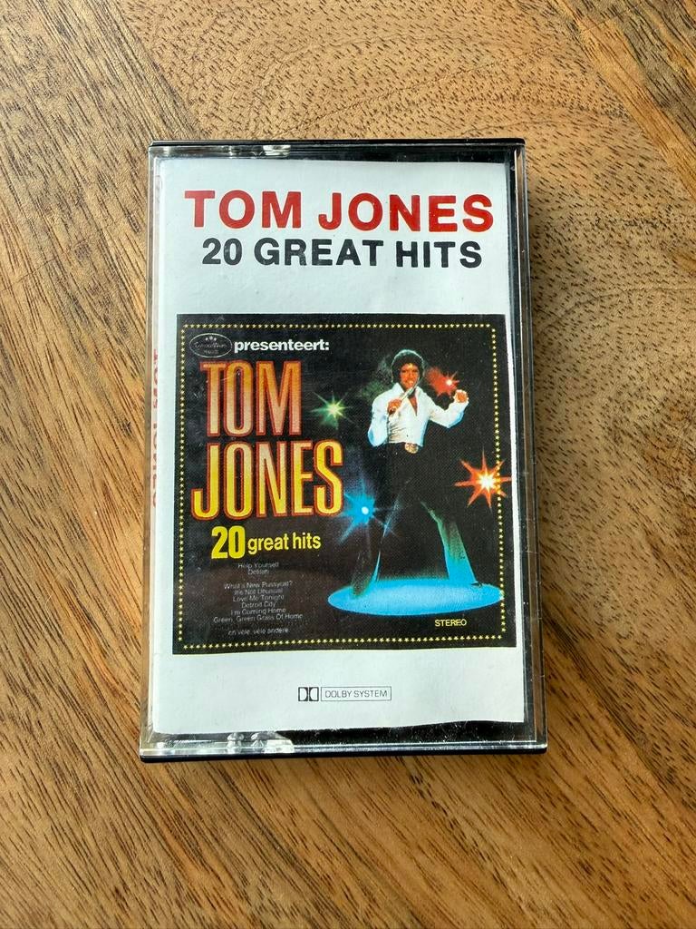 Tom Jones - 20 greatest hits cassette, Ophalen of Verzenden, Zo goed als nieuw, Pop, 2 t/m 25 bandjes