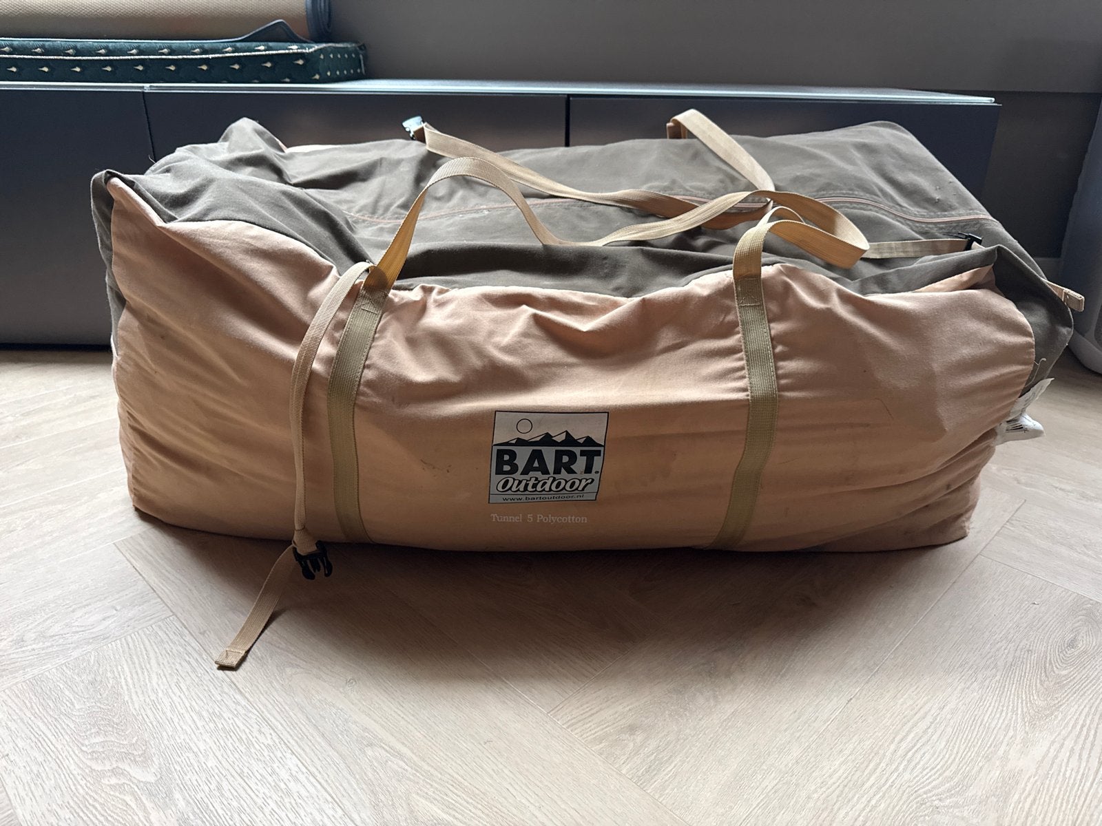 Bart Outdoor Tunnel 5 Polycotton Tent, Caravans en Kamperen, Ophalen of Verzenden, Gebruikt, Tot en met 5