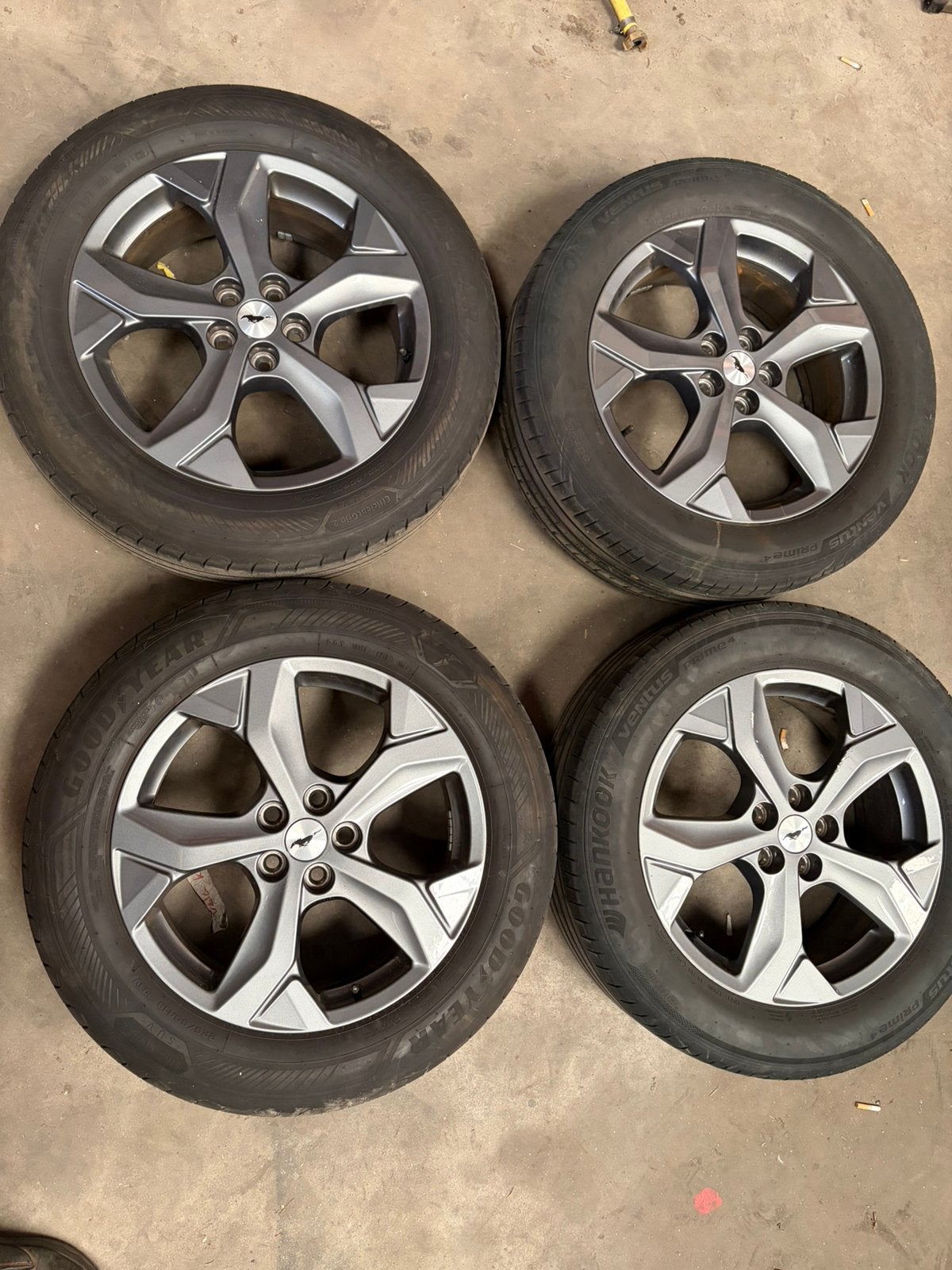 Ford mustang mach e 18 inch velgen, Ophalen, 18 inch, Gebruikt, Banden en Velgen
