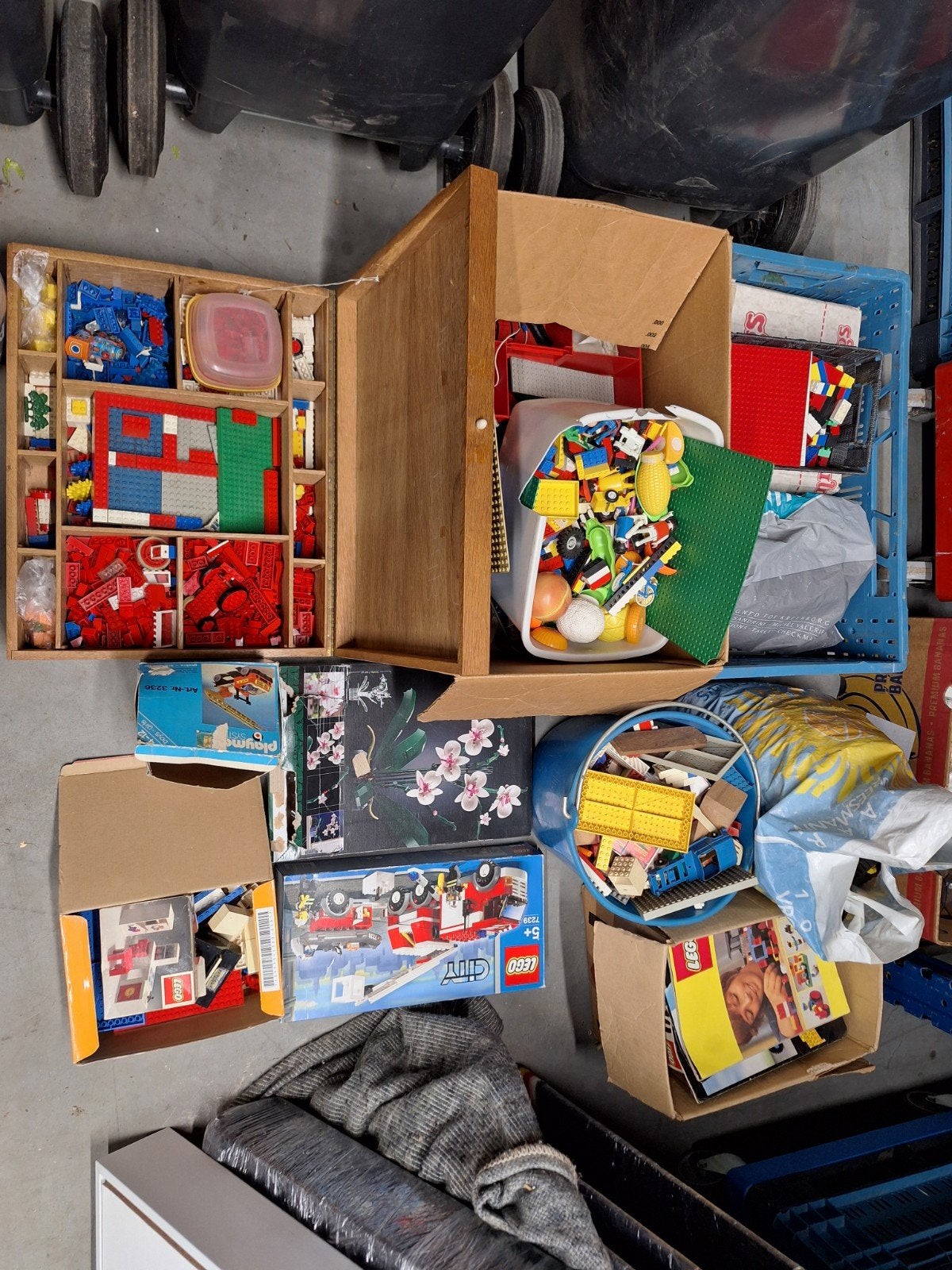 grote partij lego, Ophalen