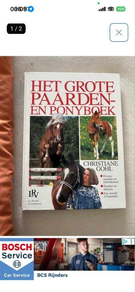 Het Grote paarden en ponyboek, Ophalen of Verzenden, Gelezen, Paarden of Pony's