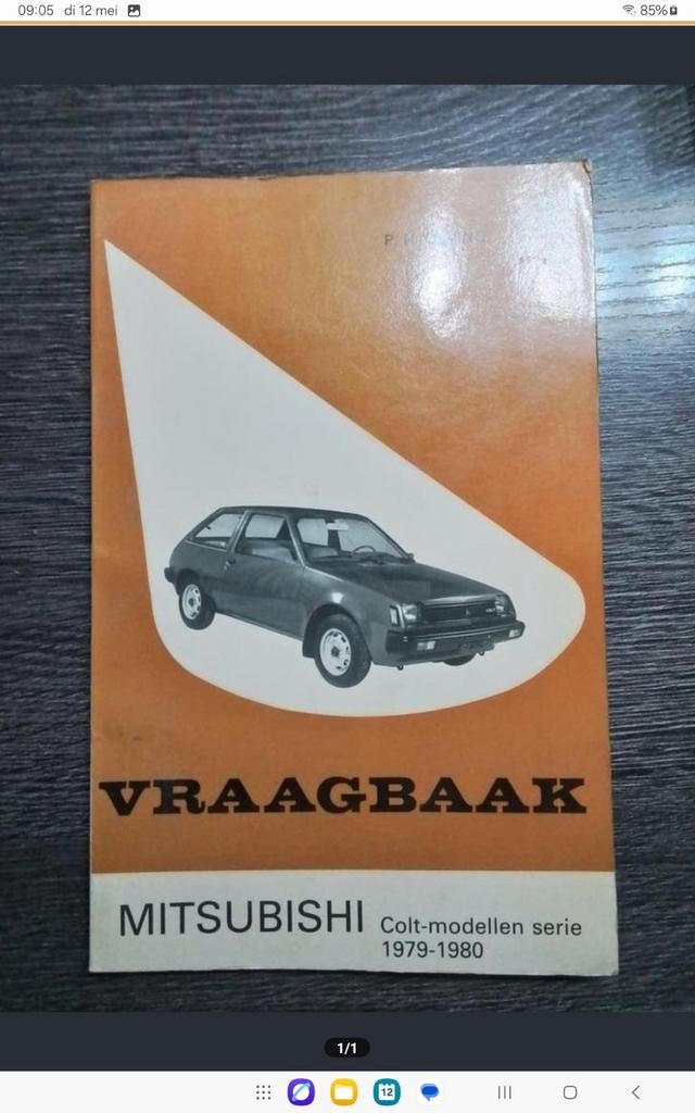 Vraagbaak Mitsubishi Colt-modellen serie 1979-1980, Boeken, Auto's | Boeken, Ophalen of Verzenden, Gelezen, Mitsubishi, Onbekend
