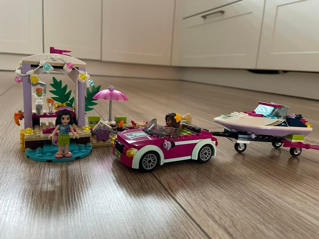 Lego friends 41316 - Andrea’s speedboot transport - compleet, Kinderen en Baby's, Speelgoed | Duplo en Lego, Lego, Friends, Ophalen of Verzenden