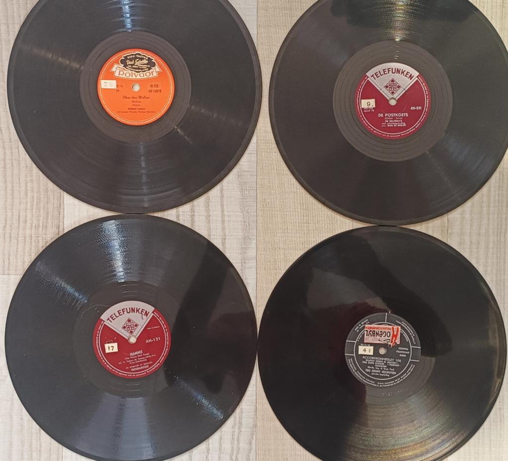Setje vintage 78 toeren platen, Cd's en Dvd's, Vinyl | Overige Vinyl, Ophalen of Verzenden, Gebruikt, Overige formaten