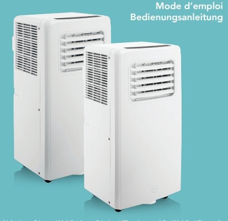 Mobiele airco Fuave, Witgoed en Apparatuur, Airco's, Zo goed als nieuw, Mobiele airco, Minder dan 60 m³, 3 snelheden of meer, Koelen en Ontvochtigen