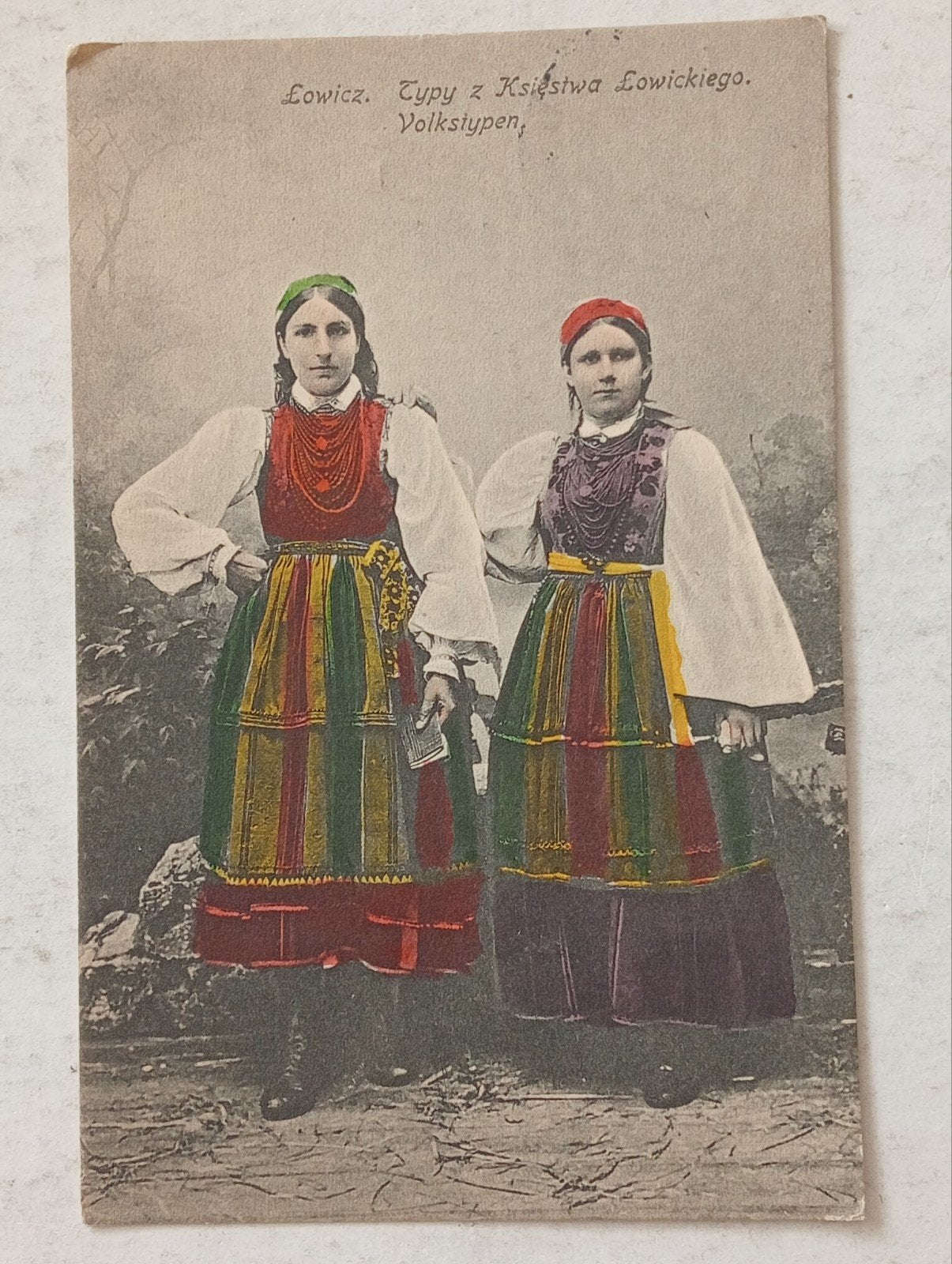 Oude ansichtkaart: Poolse vrouwen in klederdracht, Ophalen of Verzenden, Voor 1920, Klederdracht