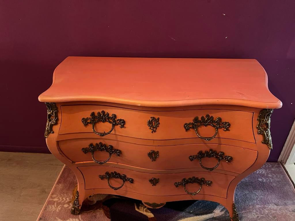 Roze barok kastje met lades, Antiek en Kunst, Ophalen