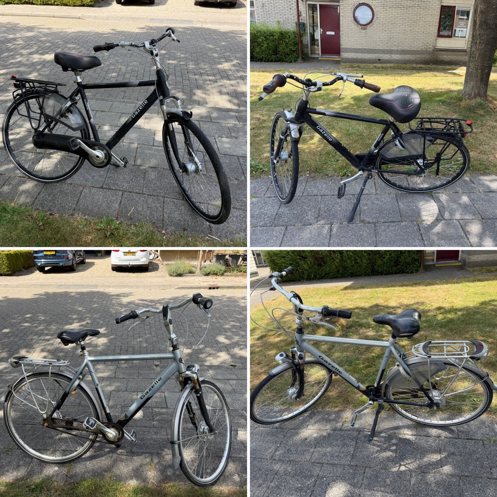2 Gazelle herenfietsen (opknappers) orange c7 + orange xtra, Fietsen en Brommers, Fietsen | Heren | Herenfietsen, Ophalen, Gebruikt