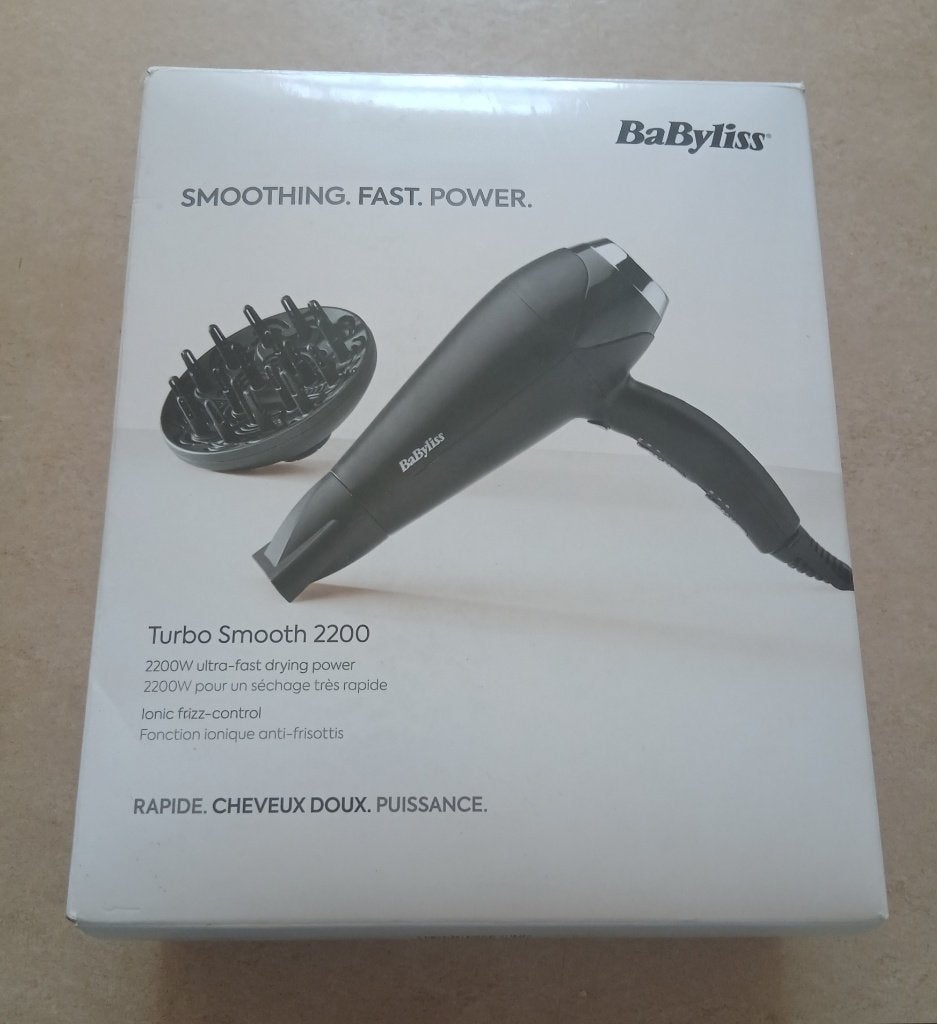 BaByliss Föhn 2200W met Diffuser – Slechts 1 maand gebruikt, Verzenden, Nieuw, Haarverzorging